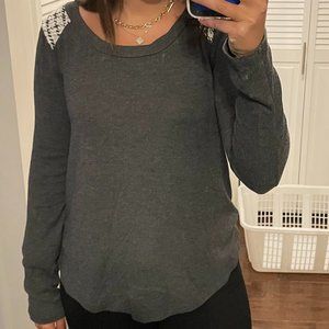 PAPERCRANE HOUNDSTOOTH DETAILING LONG SLEEVE SIZEM